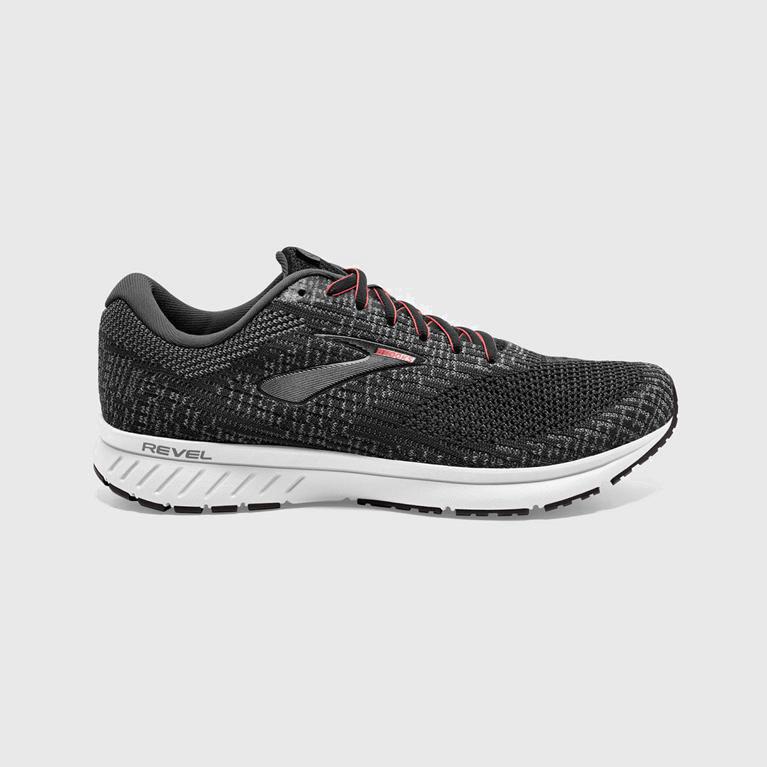 Tenis Brooks Revel 3 - Zapatillas Para Correr En Asfalto Hombre - Gris (AJGU-24951)